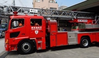 写真:消防車