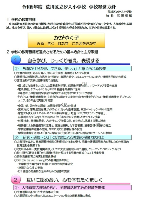 R8経営方針