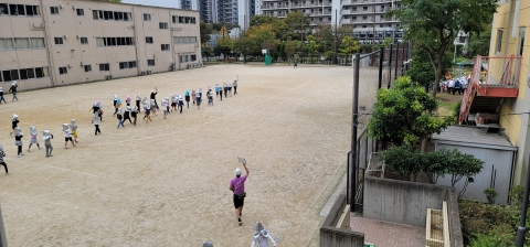 写真:避難訓練1