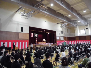 写真:入学式