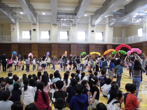 写真:1年生を迎える会1