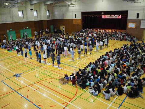 写真:1年生を迎える会2