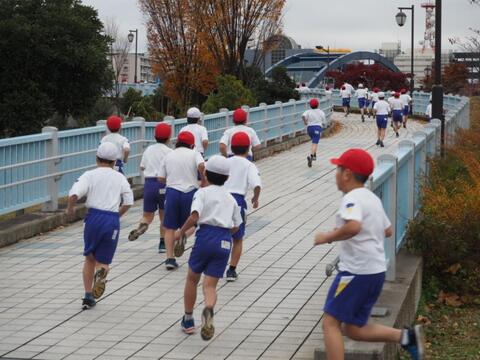 写真:持久走記録会1