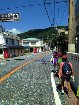 写真:伊豆下田駅に向けて出発！