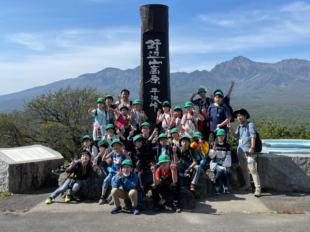 写真:清里移動教室1日目