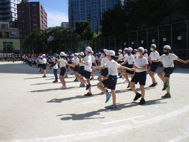 写真:運動会全体練習1