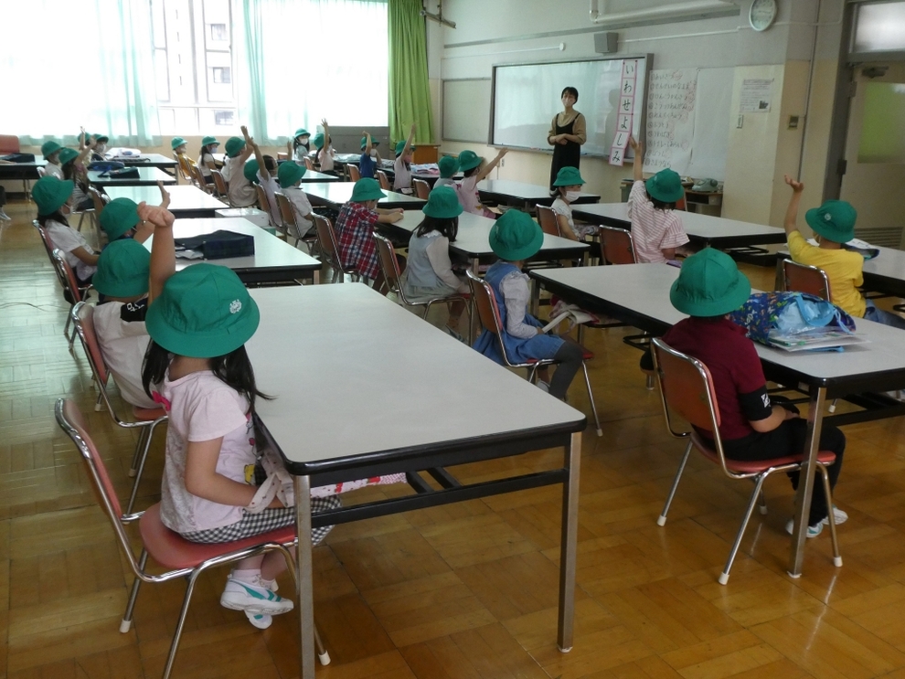 写真:1年生連絡登校日