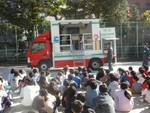 写真:避難訓練