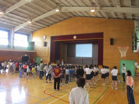 写真:音楽朝会