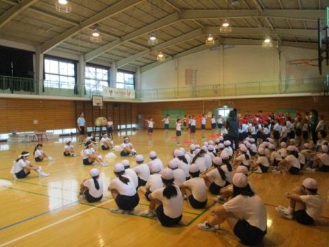 写真:運動会全校練習