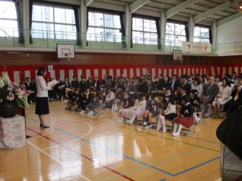 写真:入学式