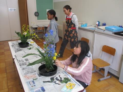 写真:おもてなし生け花