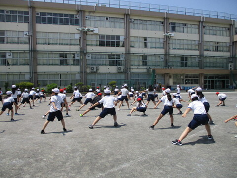 運動会練習の様子