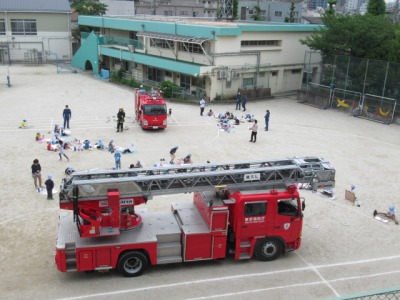 写真:消防写生会1