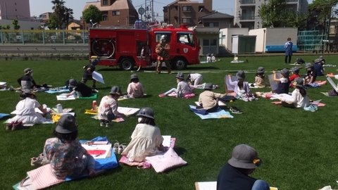 写真:消防写生会