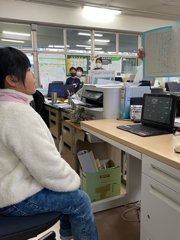 写真:3学期始業式2