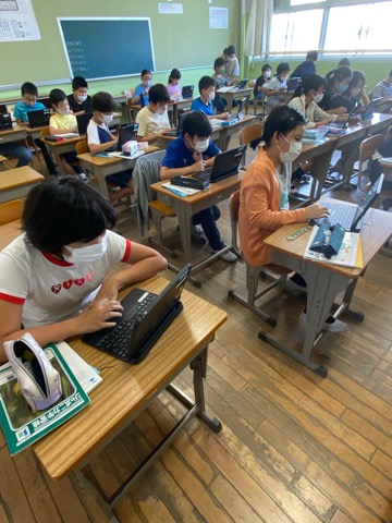 写真:5年生の学習1