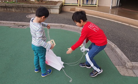 写真:たこあげの様子3