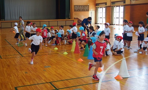 写真:運動の交流3