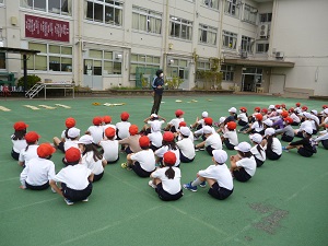 写真:体育の学習1