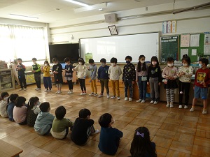 写真:1年生との交流1