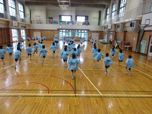 写真:運動会練習1