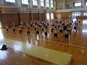 写真:運動会の練習の様子1