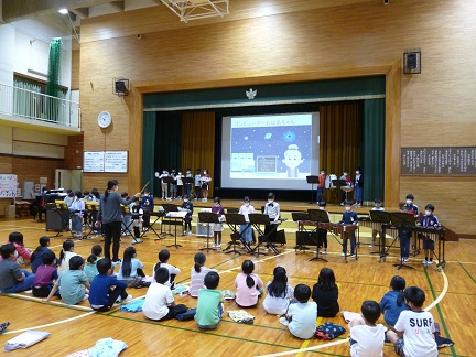 写真:練習の様子