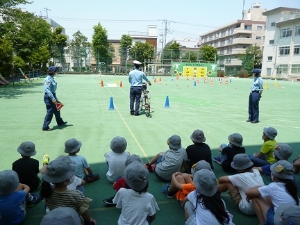 写真:自転車安全教室の様子1