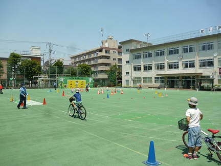 写真:自転車安全教室の様子2