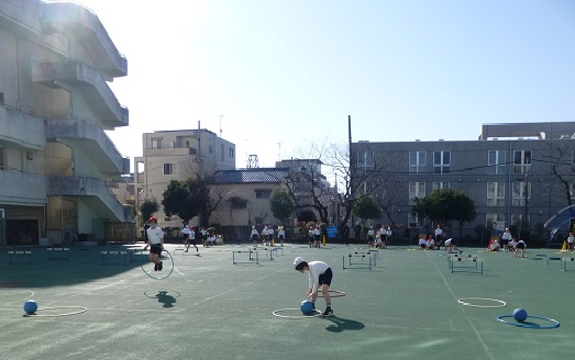 写真:青空授業参観2