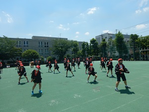 写真:運動会練習1