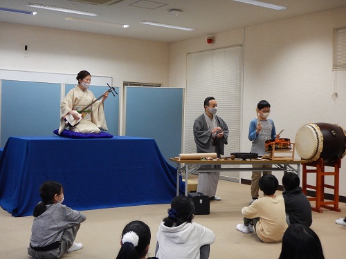 写真:お囃子教室の様子6
