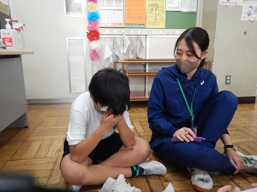 写真:教育実習の先生とのお別れ会3