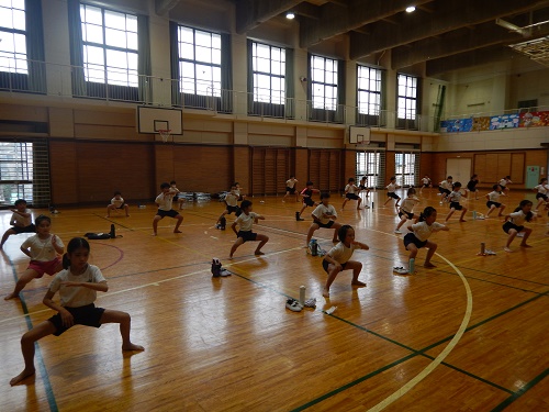 写真:運動会前練習1