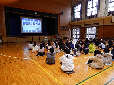 写真:薬物乱用防止教室の様子1