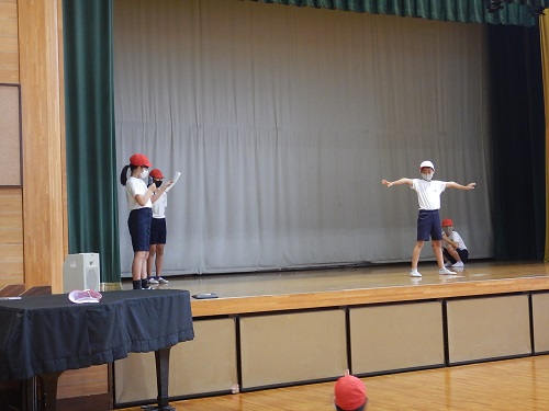 写真:運動会練習の様子2