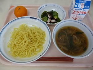 写真:1月17日の給食