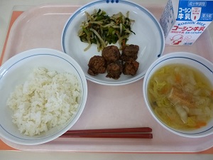 写真:1月24日の給食