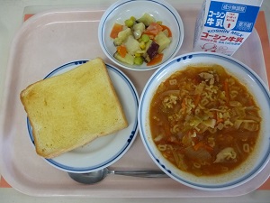 写真:1月28日の給食