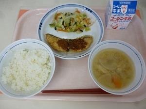 写真:12月7日の給食