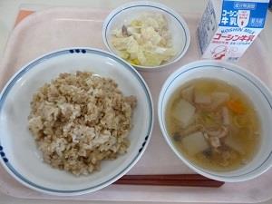 写真:12月9日の給食