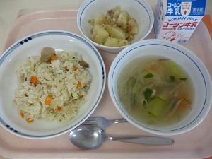 写真:12月17日の給食