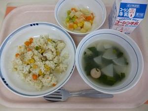 写真:11月12日の給食