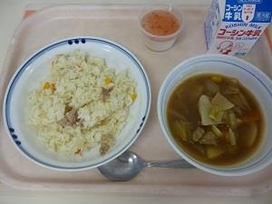 写真:10月6日の給食