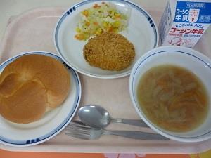 写真:10月8日の給食