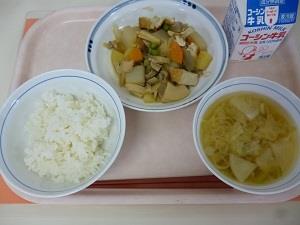 写真:10月13日の給食