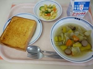 写真:10月15日の給食