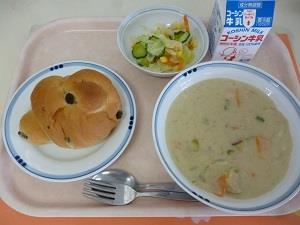 写真:10月21日の給食