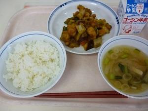 写真:9月27日の給食